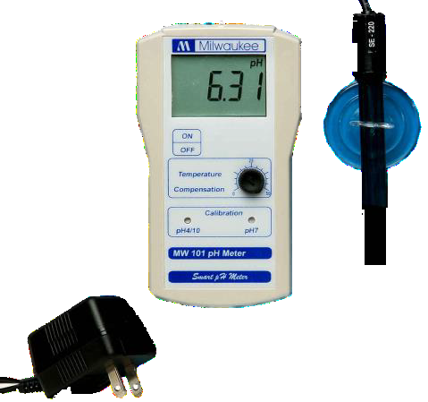 pH Meter, Range 0.00 to 14.00 pH